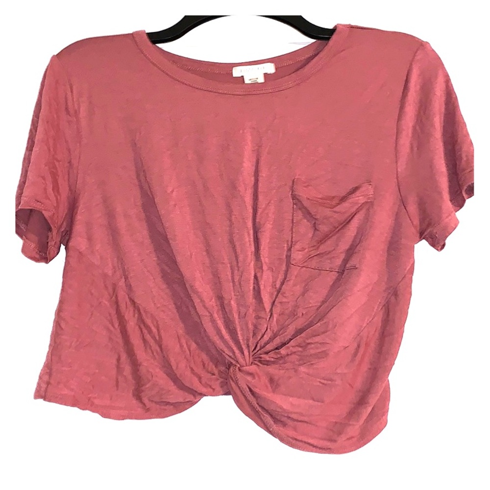 Pink crop top
